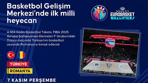 Basketbol Gelişim Merkezi'nde ilk milli heyecan