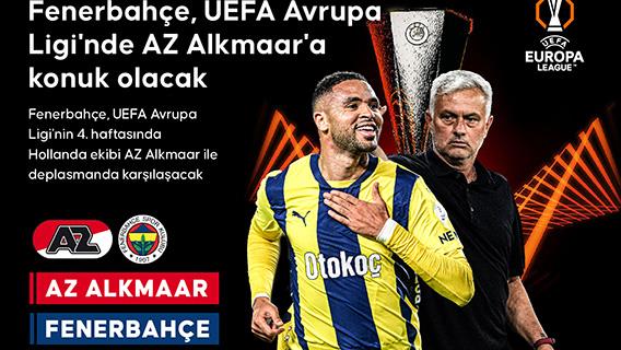 Fenerbahçe, UEFA Avrupa Ligi'nde AZ Alkmaar'a konuk olacak