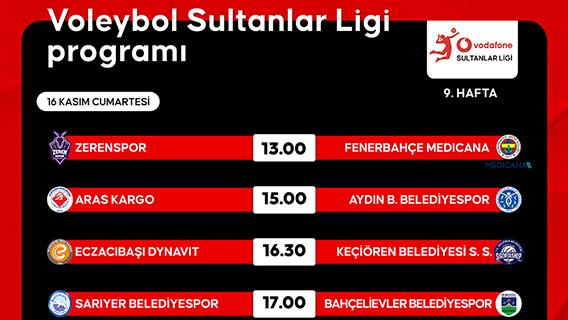 Voleybol Sultanlar Ligi programı