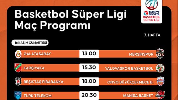 Basketbol Süper Ligi Maç Programı