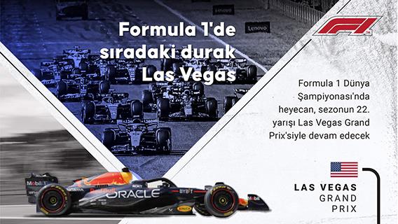 Formula 1'de sıradaki durak Las Vegas