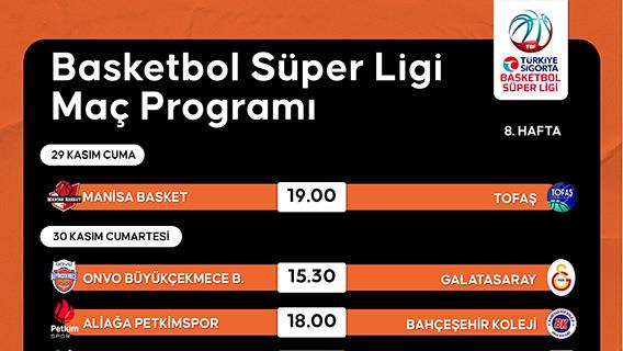 Basketbol Süper Ligi Maç Programı