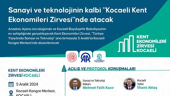 Sanayi ve teknolojinin kalbi "Kocaeli Kent Ekonomileri Zirvesi"nde atacak