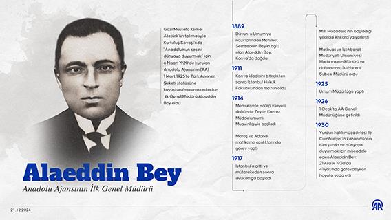 Anadolu Ajansı İlk Genel Müdürü Alaeddin Bey