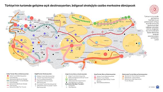 Türkiye'nin turizmde gelişime açık destinasyonları, bölgesel stratejiyle cazibe merkezine dönüşecek