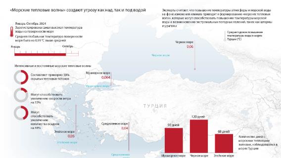 «Морские тепловые волны» создают угрозу как над, так и под водой