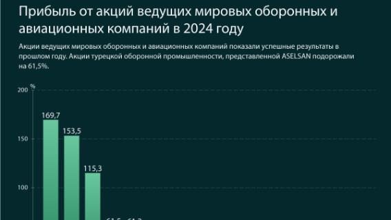 Прибыль от акций ведущих мировых оборонных и авиационных компаний в 2024 году