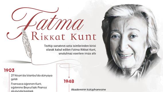 Tezhip sanatçısı Fatma Rikkat Kunt