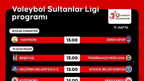 Voleybol Sultanlar Ligi programı