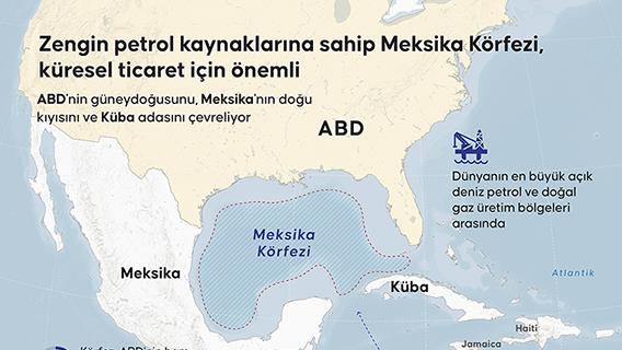 Zengin petrol kaynaklarına sahip Meksika Körfezi, küresel ticaret için önemli