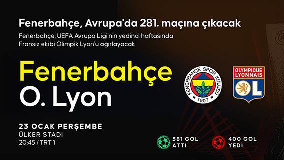 Fenerbahçe, Avrupa'da 281. maçına çıkacak