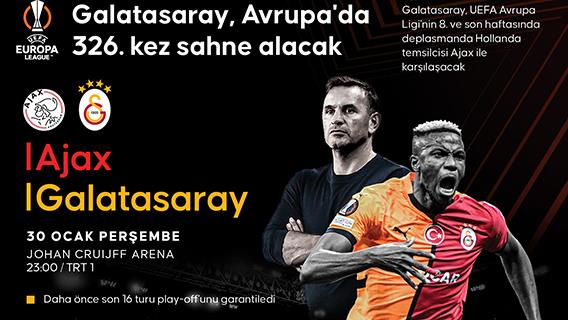 Galatasaray, Avrupa'da 326. kez sahne alacak