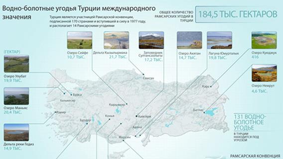 Водно-болотные угодья Турции международного значения