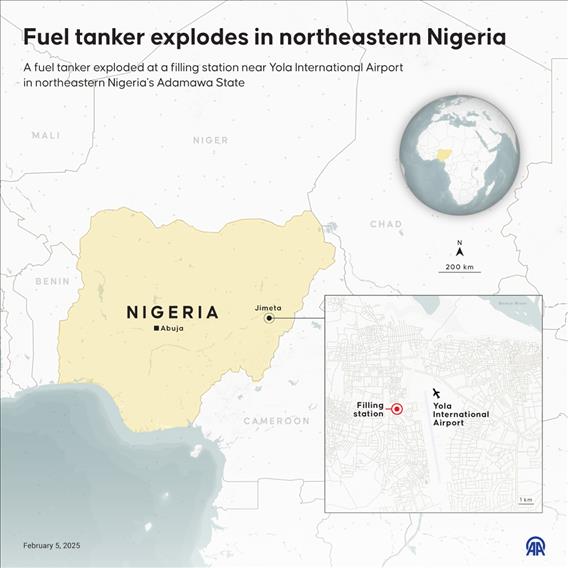 Fuel tanker explodes in northeastern Nigeria, many feared dead