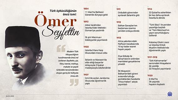 Türk öykücülüğünün öncü ismi: Ömer Seyfettin