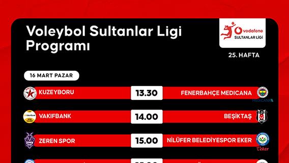 Voleybol Sultanlar Ligi Programı