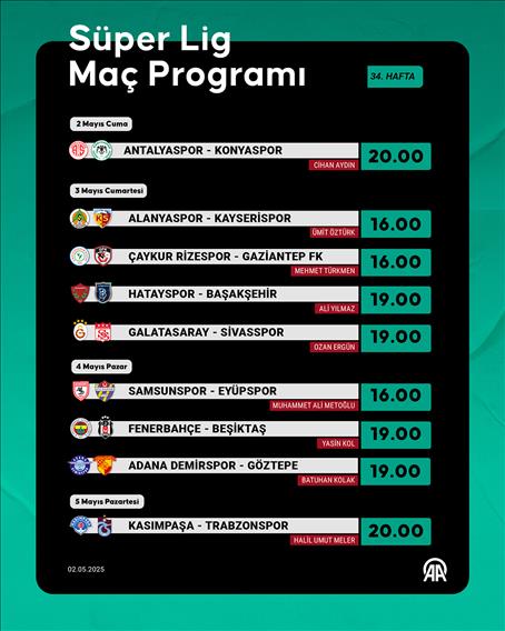 Süper Lig Maç Programı