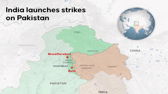 India launches strikes on Pakistan