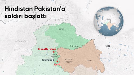 Hindistan ordusu, Pakistan ve ona bağlı Azad Keşmir'deki "hedeflere" askeri operasyon başlattı