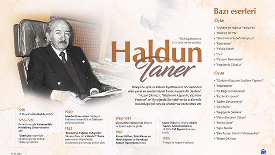 Türk tiyatrosuna ömrünü veren sanatçı: Haldun Taner