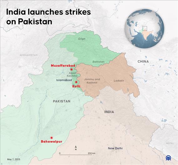 India launches strikes on Pakistan