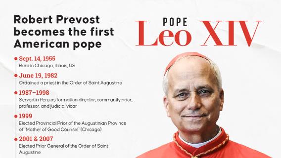 Robert Prevost becomes Pope Leo XIV — the first American pope in history