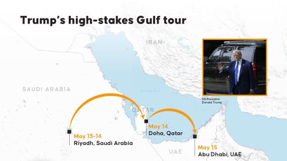 Trump’s high-stakes Gulf tour
