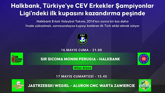 Halkbank, Türkiye'ye CEV Erkekler Şampiyonlar Ligi'ndeki ilk kupasını kazandırma peşinde