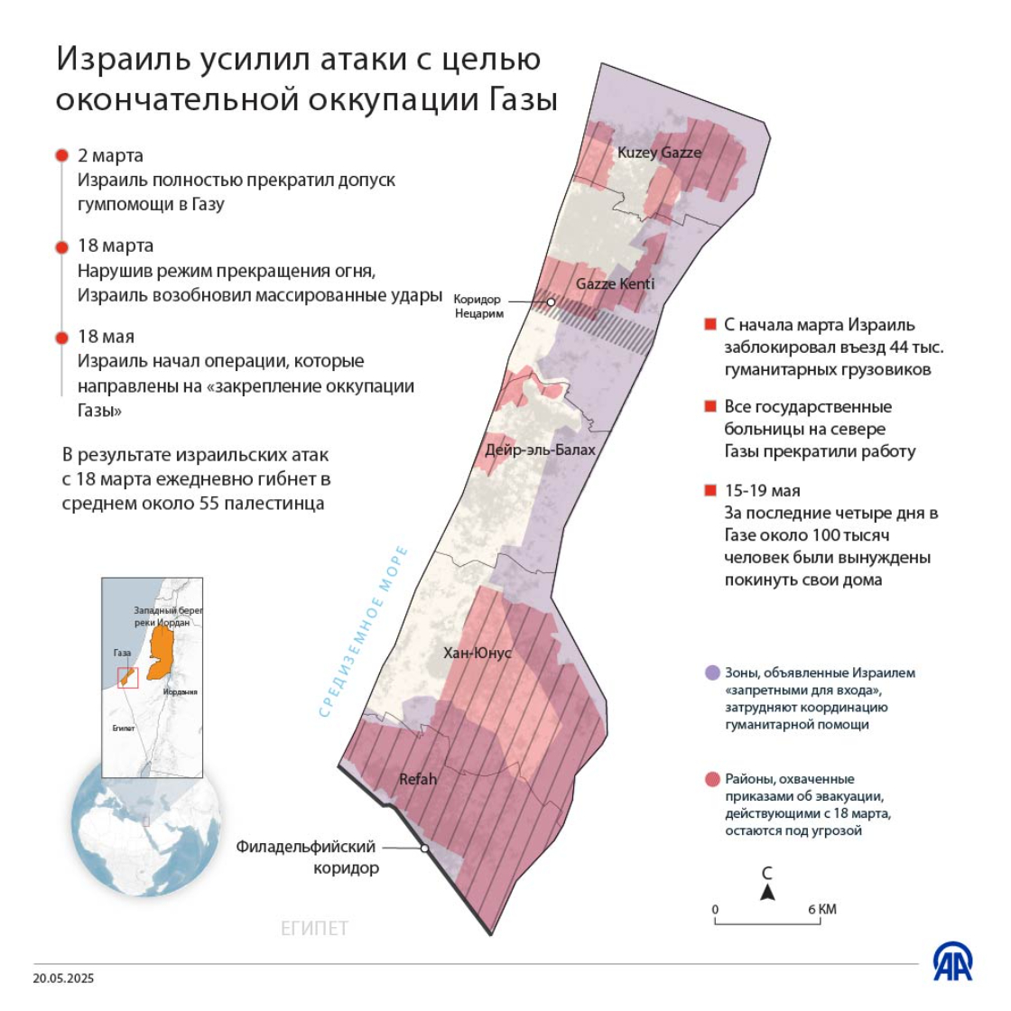 Израиль усилил атаки с целью окончательной оккупации Газы