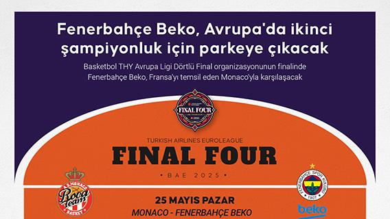 Fenerbahçe Beko, Avrupa'da ikinci şampiyonluk için parkeye çıkacak