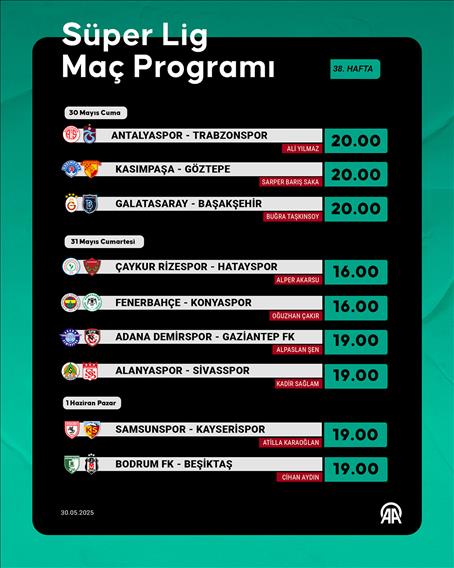 Süper Lig Maç Programı