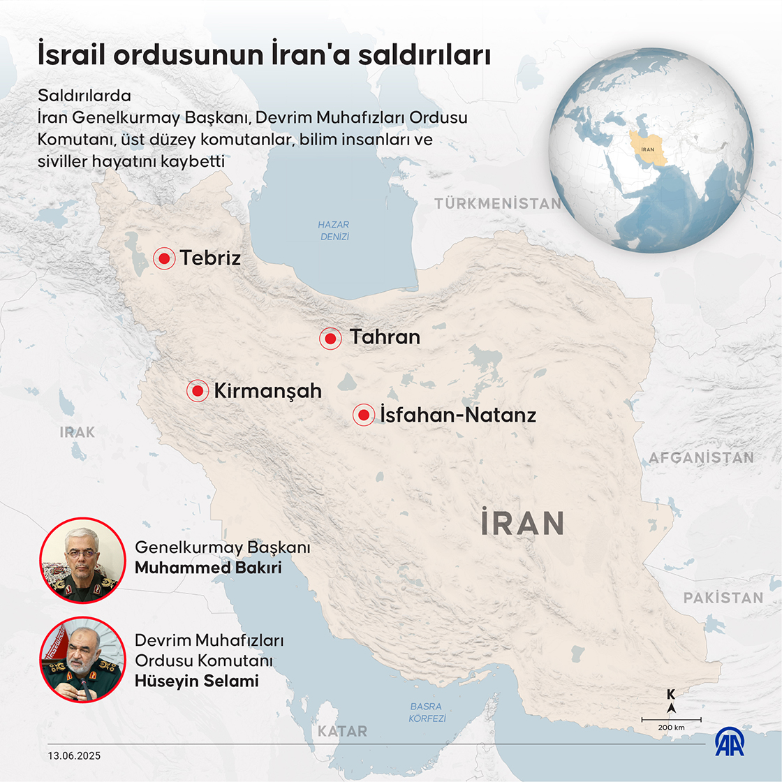 İsrail ordusu, İran'a saldırı düzenledi