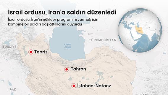 İsrail ordusu, İran'a saldırı düzenledi