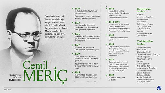 Bu Ülke'nin münzevi mütefekkiri: Cemil Meriç