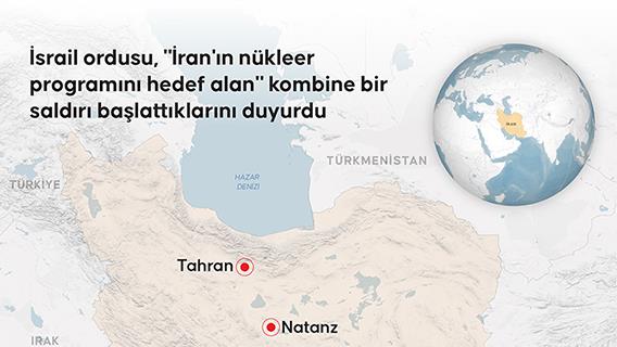 İsrail ordusu, İran'ın nükleer programını vurmak için kombine bir saldırı başlattıklarını duyurdu