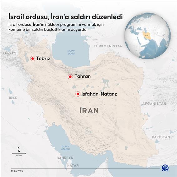 İsrail ordusu, İran'a saldırı düzenledi