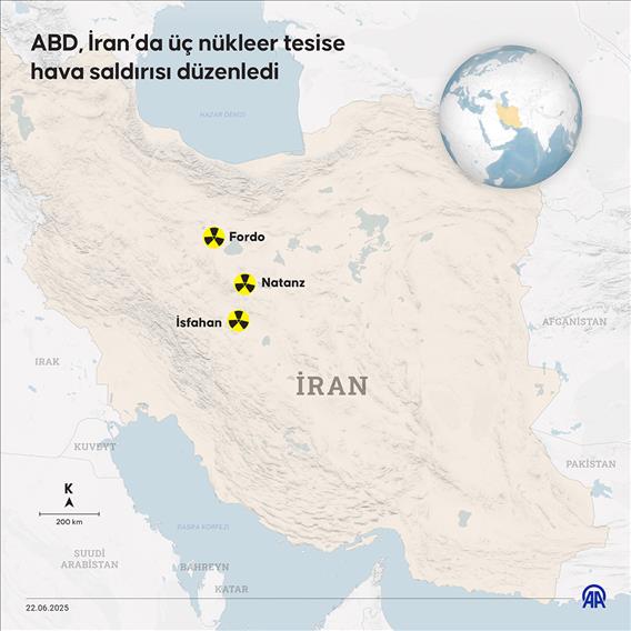 ABD, İran’da üç nükleer tesise hava saldırısı düzenledi
