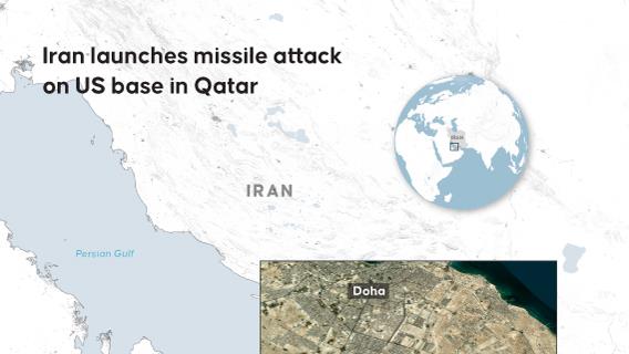 Iran launches missiles at American targets in Qatar and Iraq