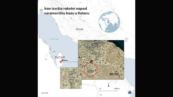 Iran izvršio raketni napad na američku bazu u Kataru