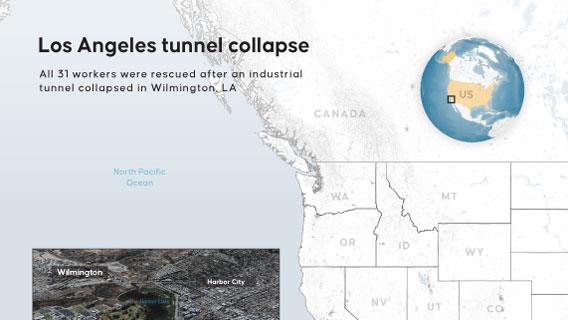 All 31 workers have been safely rescued after an industrial tunnel collapse in Wilmington, Los Angeles