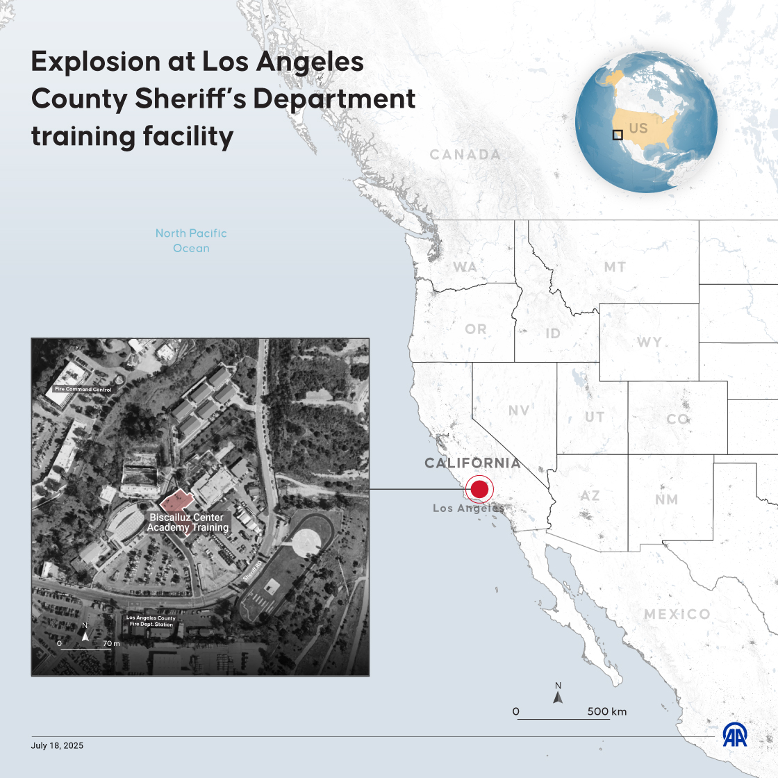 Explosion at Los Angeles County Sheriff’s Department training facility