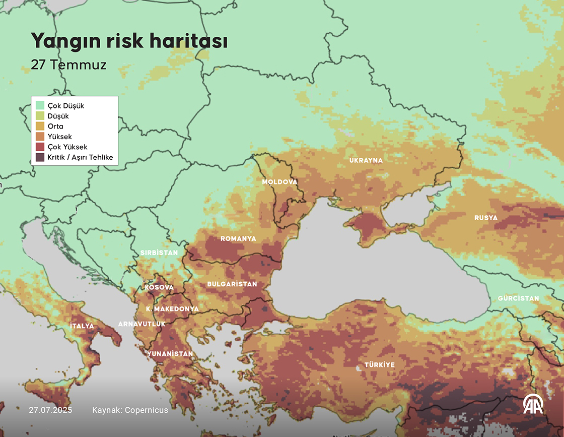 Yangın risk haritası