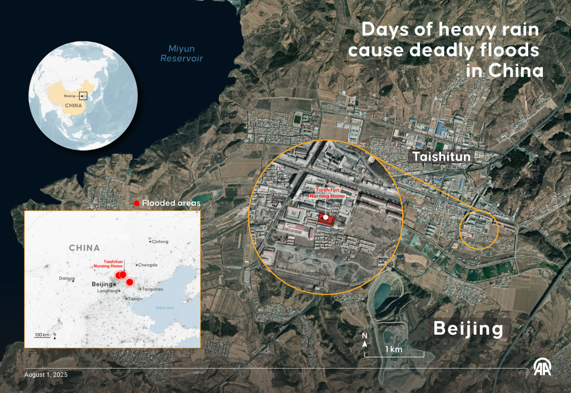 Days of heavy rain cause deadly floods in China