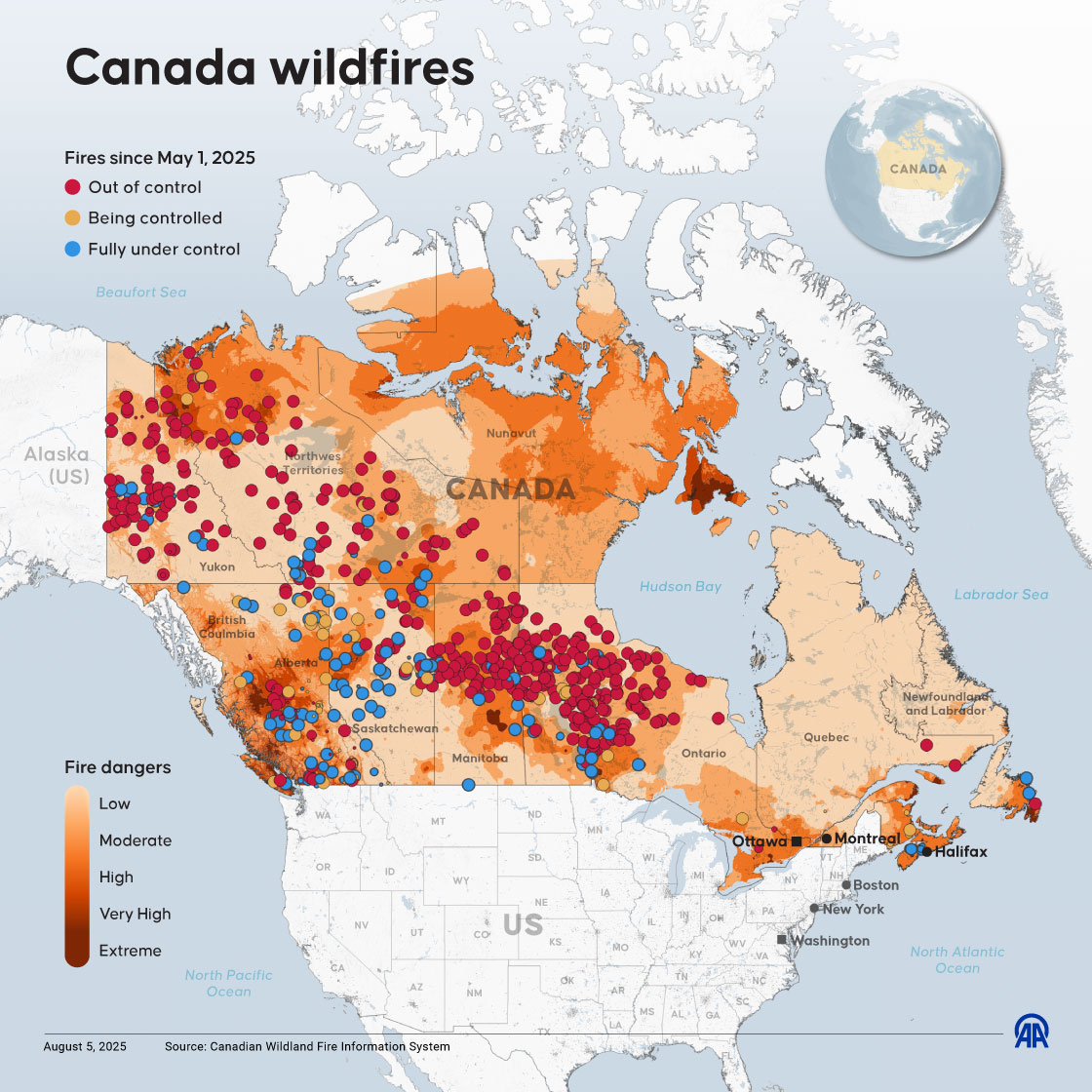 Canada wildfires