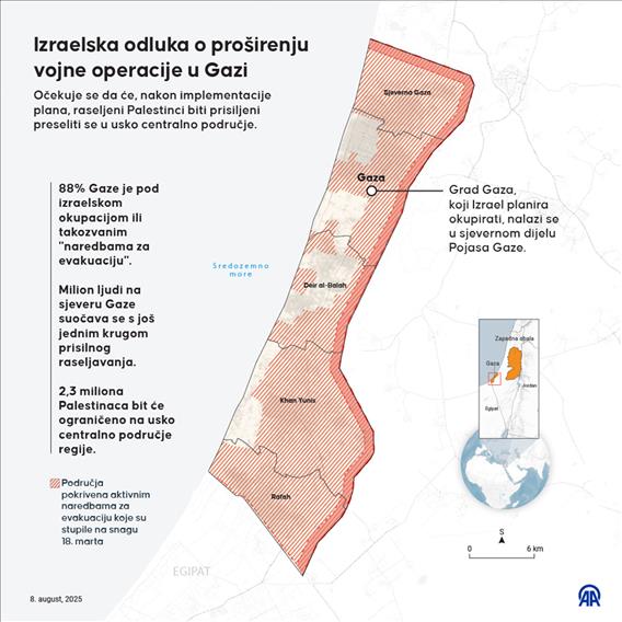 Izraelska odluka o proširenju vojne operacije u Gazi