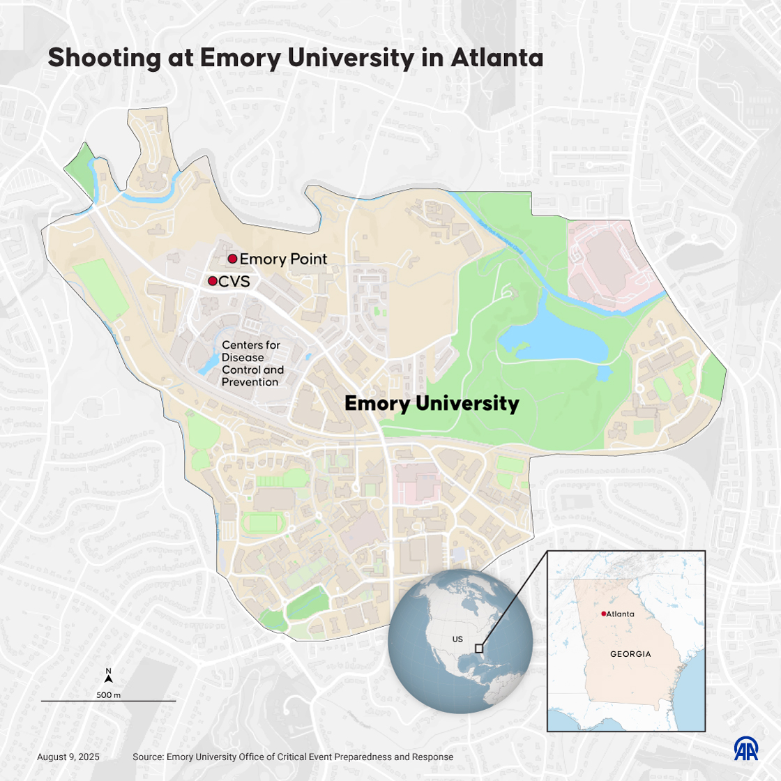 Shooting at Emory University in Atlanta