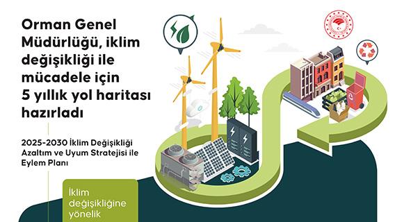 Orman Genel Müdürlüğü, iklim değişikliği ile mücadele için 5 yıllık yol haritası hazırladı