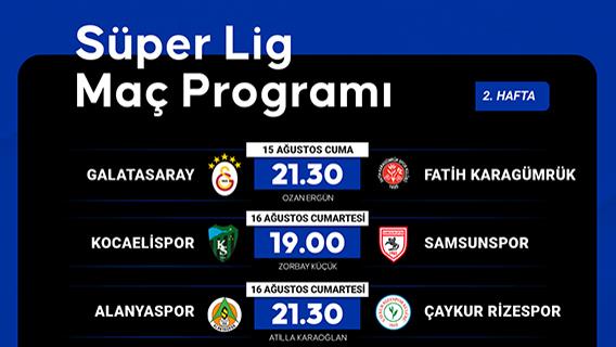 Süper Lig Maç Programı