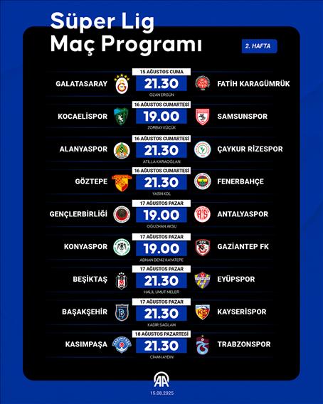 Süper Lig Maç Programı