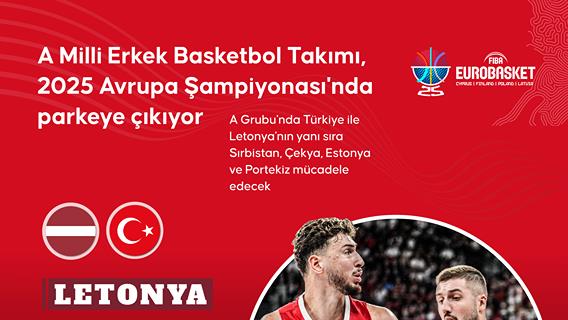 A Milli Erkek Basketbol Takımı, 2025 Avrupa Şampiyonası'nda parkeye çıkıyor